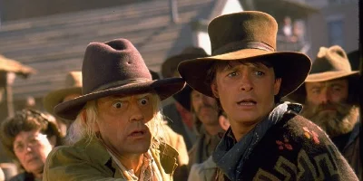 Marty and Dr. Emmett Brown