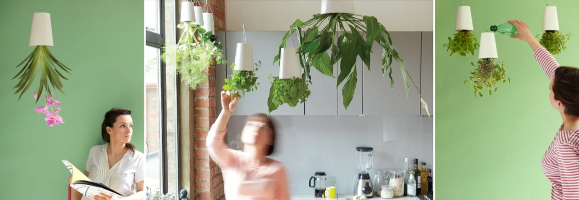 Sky Planter: Upside Down Indoor Plant Pot Sky Planter Hanging Plant Pot