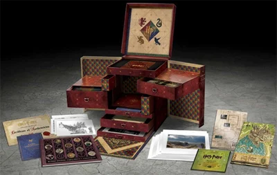 Harry Potter Wizard's Box Set Exploded Packshot