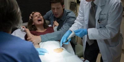 Samantha im Krankenhaus