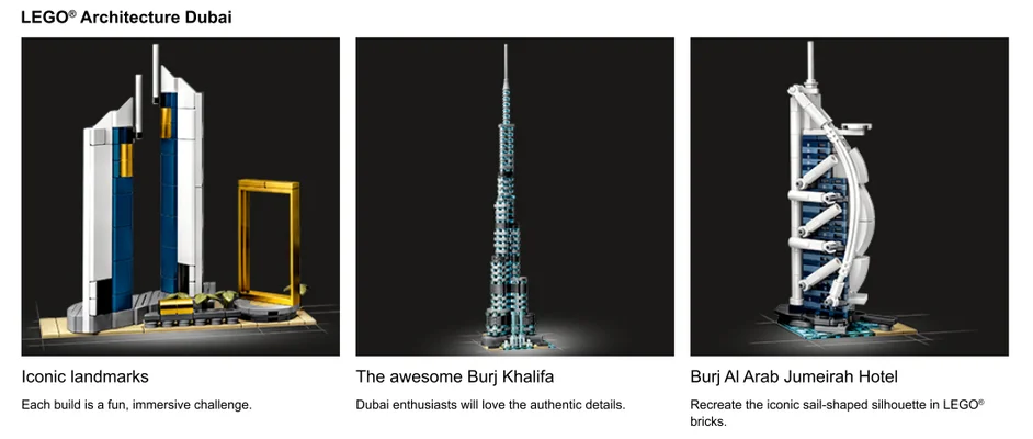 ACtion Shot von Dubai Strukturmodelle