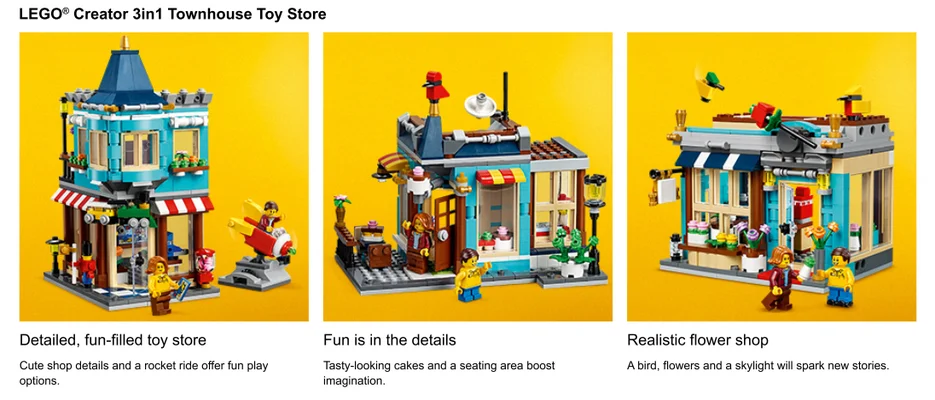 Nahaufnahmen von Townhouse Toy Store