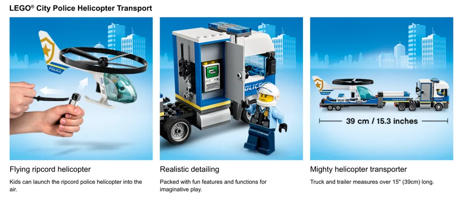 Action-Aufnahmen vom Polizeihubschrauber-Set