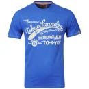 Tokyo Laundry Men's Fumio T-Shirt - Washed Jet Blue - S - Washed Jet Blue Bild 1