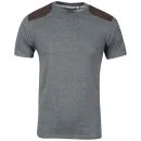 Brave Soul Men's Hegel Crew Neck T-Shirt - Green - M - Grün Bild 1