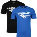 Gola Men's 2-Pack T-Shirts - Black/Cobalt - S - Black/Cobalt Bild 1