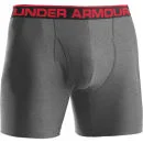 Under Armour Herren Original Boxer Jock 6 Zoll Boxershorts - True Grau/Heide/Rot - S - True Grey/Heather/Red Bild 1