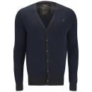 Ringspun Men's Maclure Cardigan - Navy Marl - S - Dunkelblau meliert Bild 1