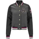 Brave Soul Women's Pendant Varsity Jacket - Grey - 8 - Grau Bild 1