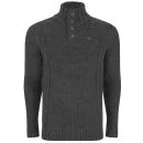 Ringspun Men's Tomales Funnel Knit - Charcoal Marl - S - Charcoal Marl Bild 1