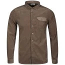 Boxfresh Men's Carlyn Cord Shirt - Portobello - S - Portobello Bild 1