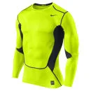 Nike Herren Hypercool Kompression Top 2.0 Langarm - leuchtgrün/schwarz - M - Volt Green/Black Bild 1