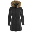 Brave Soul Women's Neema Panel Padded Coat - Black - 8 - Schwarz Bild 1