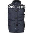 Brave Soul Herren Burnley Gilet - Royal - S - Marineblau Bild 1
