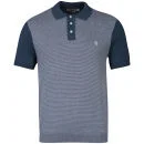 Original Penguin Herren Knopf Polo Shirt - Royal - S - Marineblau Bild 1