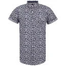 Soul Star Männer Leopard Shirt - Marineblau - S - Marineblau Bild 1