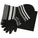 Everlast Men's 3-Pack Accessory Set - Black Striped Bild 1