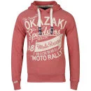Tokyo Laundry Men's Willard Print Hooded Sweatshirt - Tokyo Red Marl - S - Tokyo Red Marl Bild 1