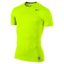 Nike Herren Core Kompression Kurzarm Top 2.0 - Volt Grün - S - Volt Green Bild 1