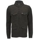 Ringspun Men's Point Reyes Pocket Cardigan - Dark Brown Marl - S - Braun Bild 1