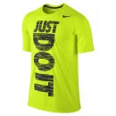 Nike Men's Legend Just Do It Camouflage T-Shirt - Volt Green - S - Grün Bild 1