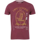 Threadbare Men's Release T-Shirt - Wine - S - Wine Bild 1