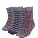 Green Treat Herren 3er-Pack Socken Geschenk Set - Royal - Eine Größe - Marineblau Bild 1