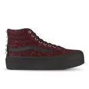 Vans Damen Sk8-Hi Platform Studded Hi-Top Sneaker - Rot - 3 - Rot Bild 1