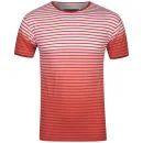 Soul Star Men's Mana Striped T-Shirt - Red - S - Rot Bild 1