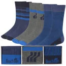 Boxfresh Men's 3-Pack Sock Gift Set - Blue - UK 7-11 - Strong Blue Bild 1