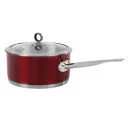 Morphy Richards Accents 20cm Saucepan - Red Bild 1