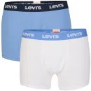 Levi's Men's Nortonville 2-Pack Boxer - Bluebird/White - S - Bluebird/White Bild 1