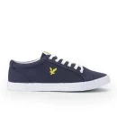 Lyle and Scott Herren Halket Canvas Sneakers - Ink Royalblau - 6 - Ink Navy Bild 1