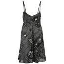 John Galliano Women's News Print Beach Dress - Black - 12 - Schwarz Bild 1