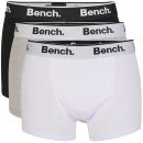 Bench 3-Set Keddie Boxershorts für Männer - Schwarz/Weiß/Grau - S - Black/White/Grey Bild 1