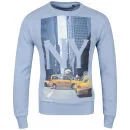 Conspiracy Men's Taxi Plan Crew Neck Sweatshirt - Navy - S Bild 1