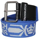 Crosshatch Men's Gamer Canvas Printed Belt - Deep Azure/Grey - S - Deep Azure/Grey Bild 1