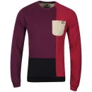 Weekend Offender Men's Leftback Crew Neck Sweatshirt - Merlot - S - Merlot Bild 1