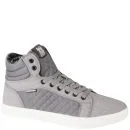 Crosshatch Men's Tolfa Hi-Top Trainers - Dove - 7 - Dove Bild 1