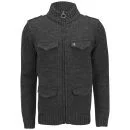 Ringspun Men's Point Reyes Pocket Cardigan - Black Marl - S - Schwarz Bild 1