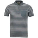 Boxfresh Herren Kacia2 Yarn Dyed Streifen Sommer Polo - Griffin - XS - Griffin Bild 1