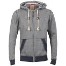 Brave Soul Men's Province Zip Through Hoody - Denim - S - Denim Bild 1