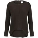 Vero Moda Women's Macro Jumper - Dark Brown - XS - Dark Brown Bild 1
