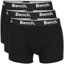 Bench Men's 3-Pack Keddie Boxers - Black/White - S - Schwarz Bild 1