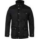 Le Breve Men's Quilted Bomber Jacket - Black - M - Schwarz Bild 1