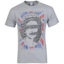 Joystick Junkies Men's God Save The Code T-Shirt - Grey - S - Grau Bild 1