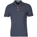 Original Penguin Men's The Earl Shortened Collar Polo Shirt - Navy - S - Marineblau Bild 1