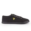 Lyle and Scott Männer Halket Canvas Sportschuhe - Schwarz - 6 - Schwarz Bild 1