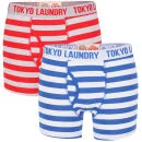Tokyo Laundry Men's Lzumi 2-Pack Boxers - Red/Blue - S - Red/Blue Bild 1