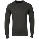 Bench Men's Unreal Crew Neck Knit - Anthracite Dark Grey Marl - S - Anthracite Dark Grey Marl Bild 1